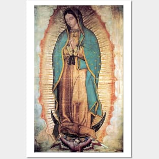 Original Picture of Our Lady of Guadalupe Posters and Art